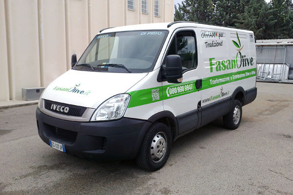 furgone consegne fasano