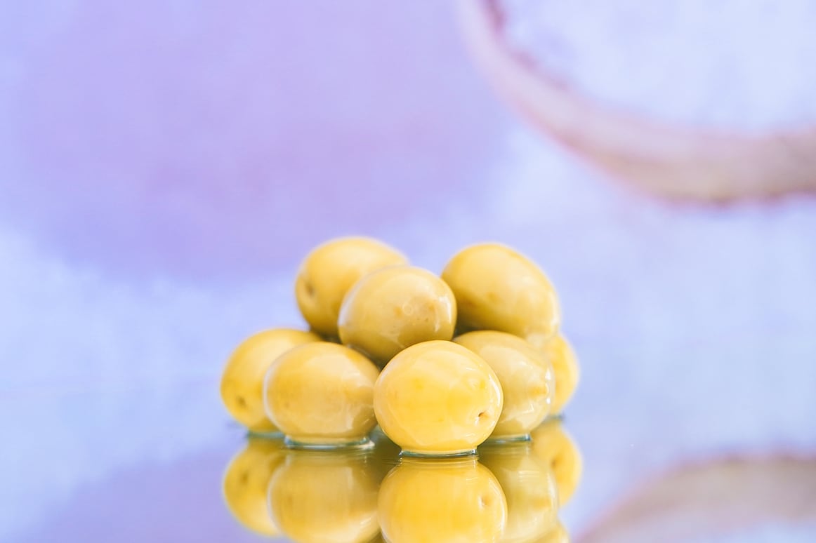 Olive verdi Salate giganti per Aperitivo